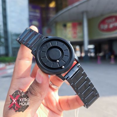 AURA WATCH | Magnetic Matte Black Watch | Unique Watch dial || SS Body_img_4