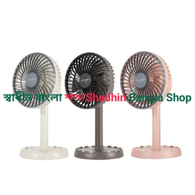 JYSUPER JY-2218 Rechargeable Mini Table Fan 12.5 Inch – 4000mAh Battery, 3 Speed, USB Type-C & Type-B Charging_img_1