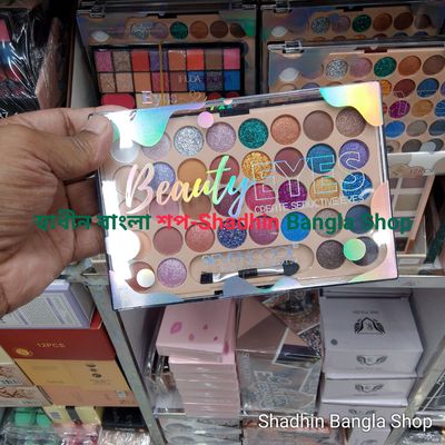 SEVENCOOL Beauty Eyes Eyeshadow Palette – 36 Color Glitter & Matte Eye Makeup Kit
