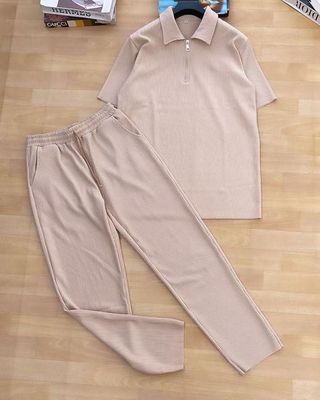 Premium Zipper Polo & Semi Baggy Trouser_img_2