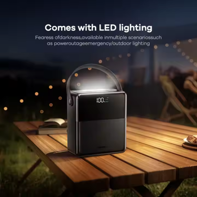 REMAX FP-1 27W+22.5W LED Lamp Fast Charging Power Banks 100000mah High Capacity Portable Laptop Power Bank with LED Lighting_img_3