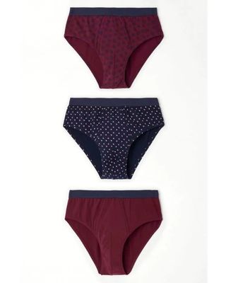 3pc Men's Cotton Briefs (Size 30~49) - Premium Comfort Underwear_img_2