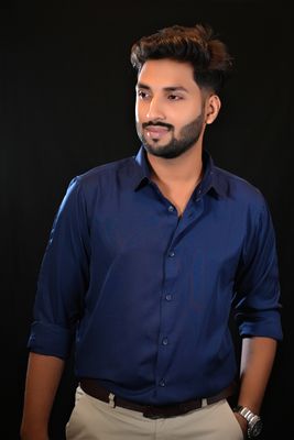 ILIAF Classic Navy Blue Premium Dress Shirt - 180GSM Micro Spandex_img_0