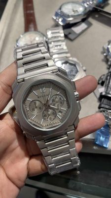 BVLGARI OCTO FINISIMO MATTE SILVER CHAIN GREY DIAL_img_0