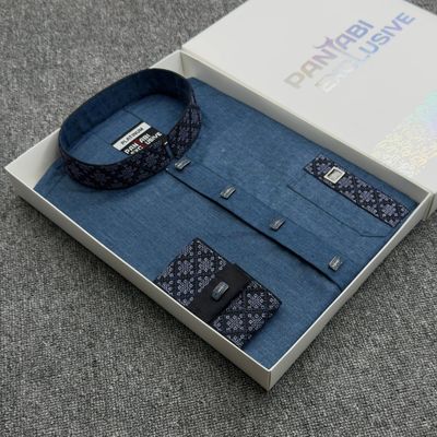 PREMIUM EMBROIDERY CONTAST PANJABI || 🩵✨_img_0