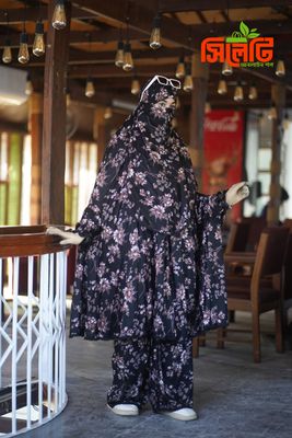 Elegant Palazzo long Khimar Set_img_5