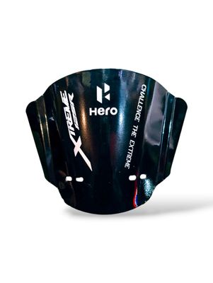 Premium Black Metalic Visor For Hero Xtream 125R_img_0