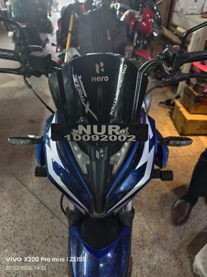 Premium Black Metalic Visor For Hero Xtream 125R_img_1