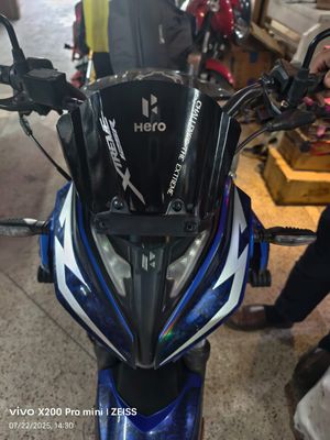 Premium Black Metalic Visor For Hero Xtream 125R_img_2