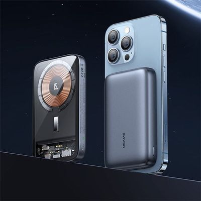 iPhone Wireless Magnetic Power Bank- 20W 10000mAh (USAMS US-CD184)_img_0