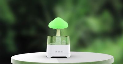 5 IN 1 Bluetooth Speaker Rain Cloud Humidifier, switchable 7 colors, 450ml capacity super quiet, intelligent anti-dry function_img_0