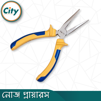 ৬ ইঞ্চি নোজ প্লাইয়ারস হেভি ডিউটি নিকেল ক্রোমিয়াম স্টিল পেশাদার মানের প্লাস_img_2