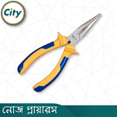 ৬ ইঞ্চি নোজ প্লাইয়ারস হেভি ডিউটি নিকেল ক্রোমিয়াম স্টিল পেশাদার মানের প্লাস_img_1