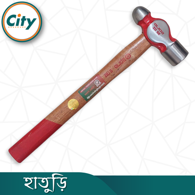 ২ পাউন্ড হাতুড়ি প্রিমিয়াম মানের হেভি কাজের হাতুড়ি কাঠের হ্যান্ডেল বলপিন হাতুড়_img_1