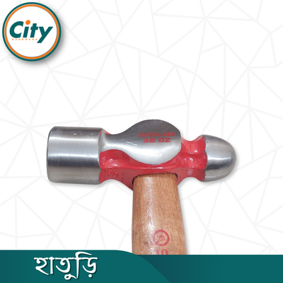২ পাউন্ড হাতুড়ি প্রিমিয়াম মানের হেভি কাজের হাতুড়ি কাঠের হ্যান্ডেল বলপিন হাতুড়_img_5