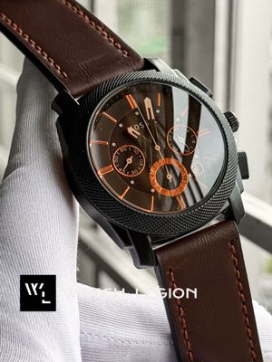 FOSSIL BELT CHRONOGRAPH BROWN GLASS_img_1