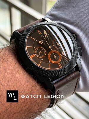 FOSSIL BELT CHRONOGRAPH BROWN GLASS_img_2