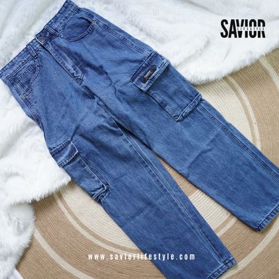 Jeans Color 6 Pocket Baggy Pant_img_0