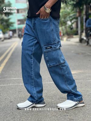 Jeans Color 6 Pocket Baggy Pant_img_4