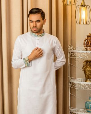 Men's Majestic Panjabi - White_img_0