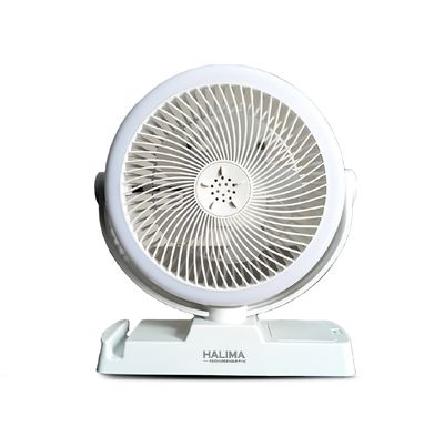 Portable 8″ Mini Rechargeable Battery Operated Fan with LED Light | Halima_img_5