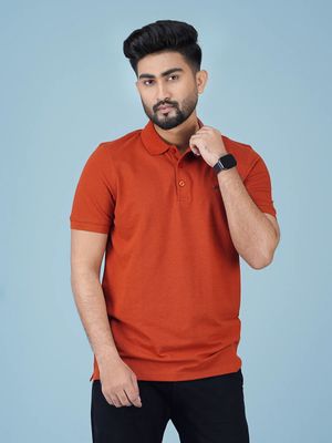 Mens Premium Polo T-Shirt-Brick_img_0