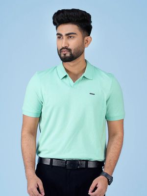 Mens Premium Polo T-Shirt V-Past
