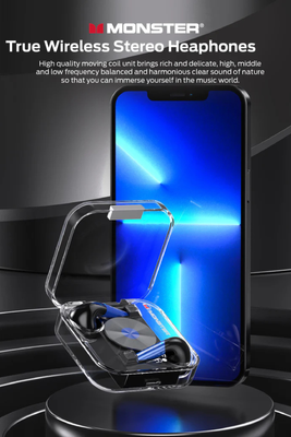 Monster XKT01 Black Transparent – Premium Sound & Stylish Design_img_7