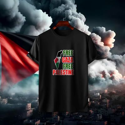 Free Palestine Cotton T-shirt_img_1