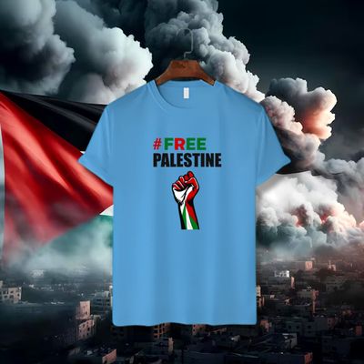Free Palestine Cotton T-shirt_img_8