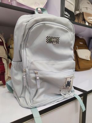 SpiritMint™ Premium Korean-Style Backpack – Sky Blue Edition_img_0