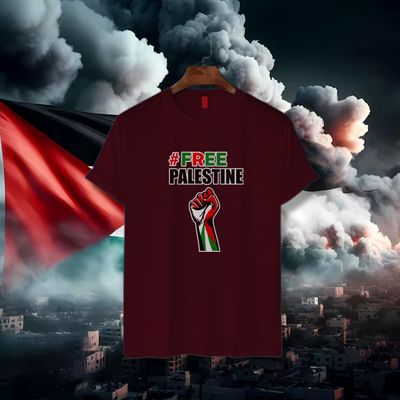 Free Palestine Cotton T-shirt_img_6