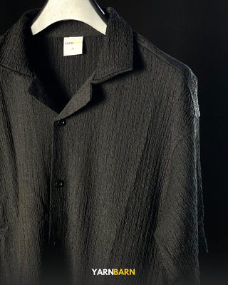 Combo- Obsidian Black + Sahara Beige Cuban Shirts_img_2