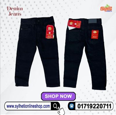 Baby Men's Premium Quality Denim Jeans Pants (Colour: Black)_img_1