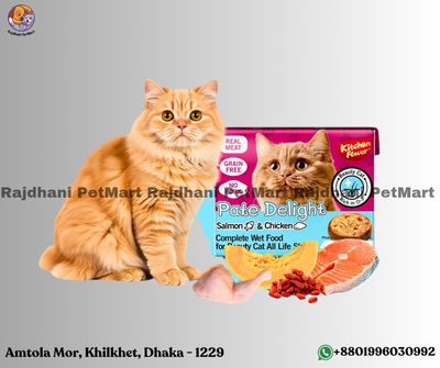 Kitchen Flavor Pate Delight Cat Wet Food Salmon & Chicken For All Stages -90gm_img_1
