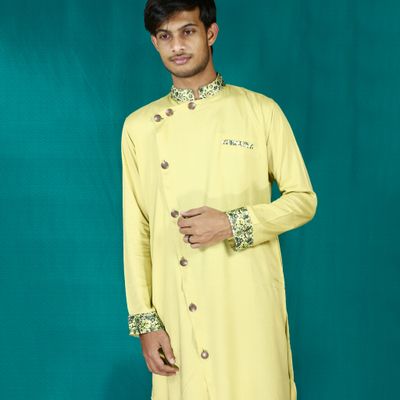 Premium Imported Fabric Trail Cut Panjabi for men_img_0