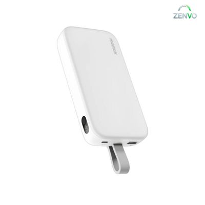 Momax PD5 20,000mAh 22.5W Power Bank with Type-C Cable – White_img_0