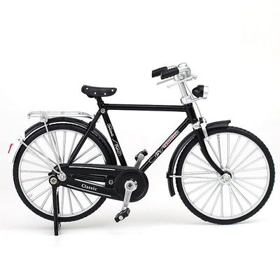 1:10 Diecast Bicycle with Accessories Metal Body Black_img_2