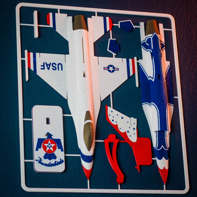 Thunderbirds F-16 Plane Kit Card_img_2
