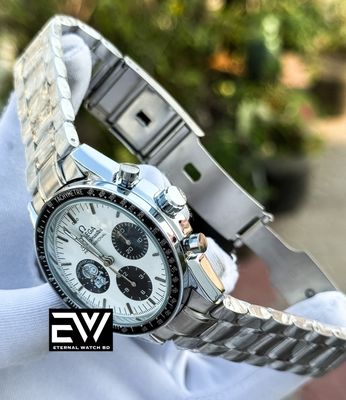 OMEGA SEAMASTER SILVER CHAIN WHITE DIAL BLACK SUB_img_1