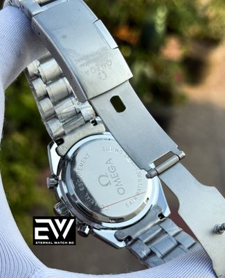 OMEGA SEAMASTER SILVER CHAIN WHITE DIAL BLACK SUB_img_2