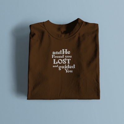and He Found you Premium Cotton T-Shirt_img_1