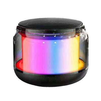 Bluetooth Audio Heavy Subwoofer Home Colorful Glass Harman Sound Quality Good Wireless Bluetooth High Color Value Computer Speaker_img_2