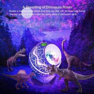 Dinosaur Egg Lamp Music Night Light – Aurora Stars, Music & Magic in One Egg!_img_4
