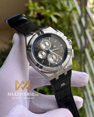 Maurice Lacroix Black Dial Black Belt (AA)_img_0