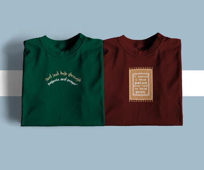 If Jannah is your Dream + And Seek Help Premium Cotton T-Shirt Combo Package