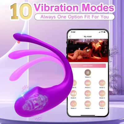 Wireless Bluetooth G Spot Realistic Dildo Vibrator for Women APP Remote Wear Vibrating Egg Clit Female Vibrating Panties Sex Toy_img_5