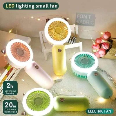 Mini rechargeable light fan available All color_img_0