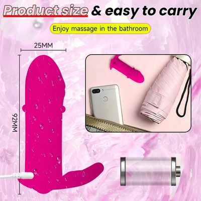 Wireless Bluetooth Controlled Dildo Vibrator Mini Bullet Clitoral G Spot Stimulator App Remote Panty Wearable Sex Toys for Women_img_3