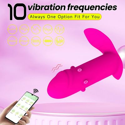 Wireless Bluetooth Controlled Dildo Vibrator Mini Bullet Clitoral G Spot Stimulator App Remote Panty Wearable Sex Toys for Women_img_2